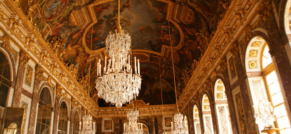Interieur du château de Versailles à 30 minutes du camping